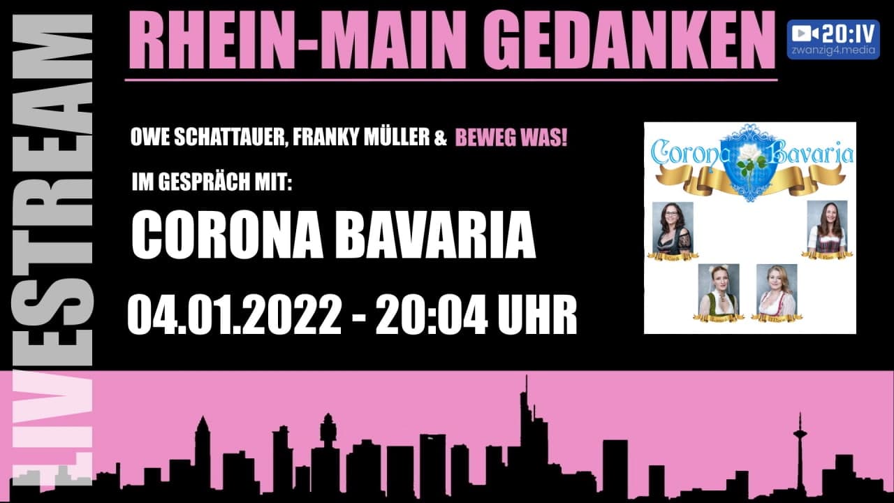 20:IV Live: Beweg Was! - Rhein Main Gedanken - Heute mit "Corona Bavaria" | 04.01.2022