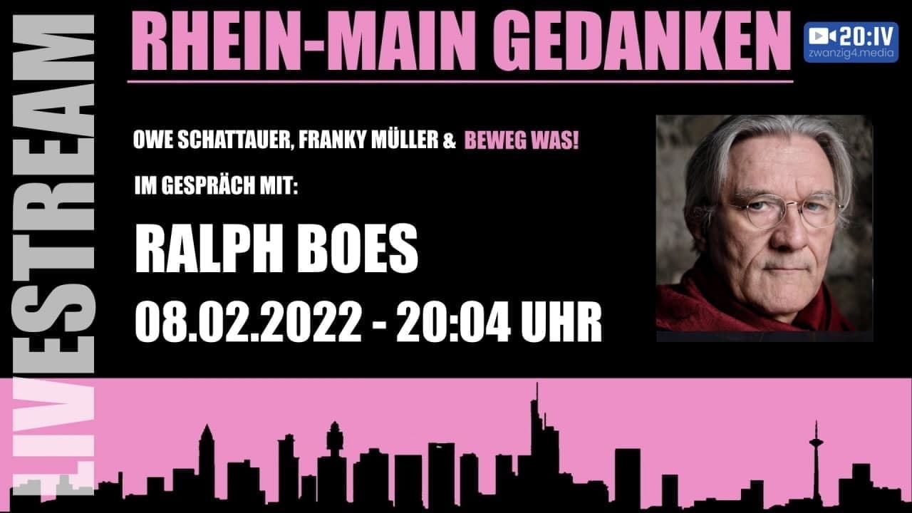 20:IV Live - Beweg Was! - Rhein Main Gedanken | zu Gast: Ralph Boes | 08.02.2022