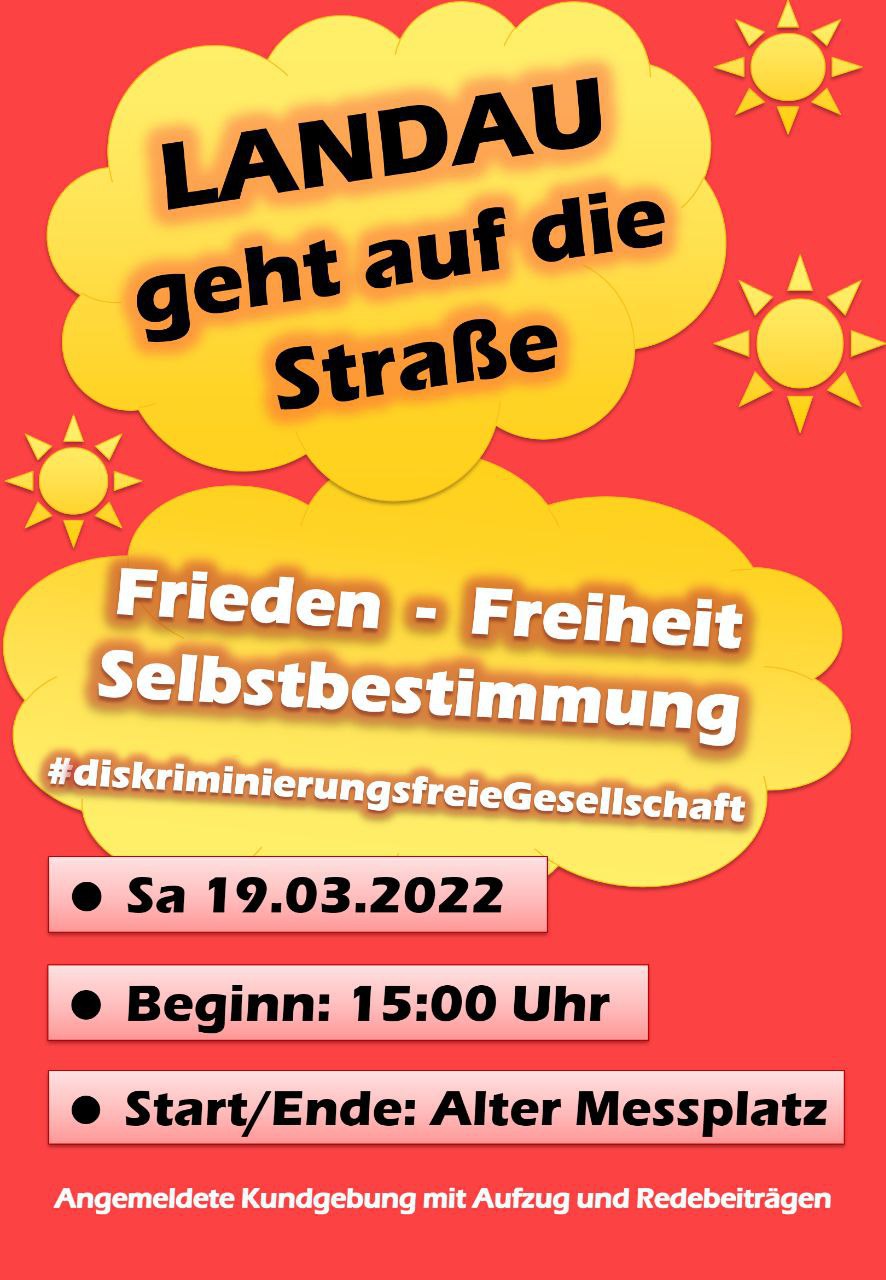 20:IV LIVE - Laki on Tour von der Demonstration in Landau | Landau geht auf die Straße | 19.03.2022