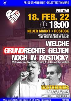 20:IV DEMO LIVE STREAM | Ralf Ludwig und Wolfgang Greulich LIVE aus Rostock | 18.02.2022