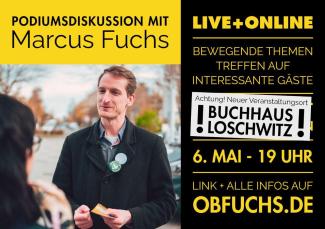   #machdichwählbar - Der Fuchs muss in den Bau | Dresden Podiumsdiskussion mit OB-Kandidat Markus Fuchs | 07.05.2022