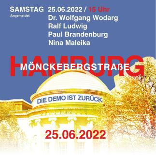   ⚠️ 20:IV LIVE aus Hamburg - Übertragung der Podiumsdiskussion | Ralf Ludwig, Wolfgang Wodarg, Paul Brandenburg | 25.06.2022