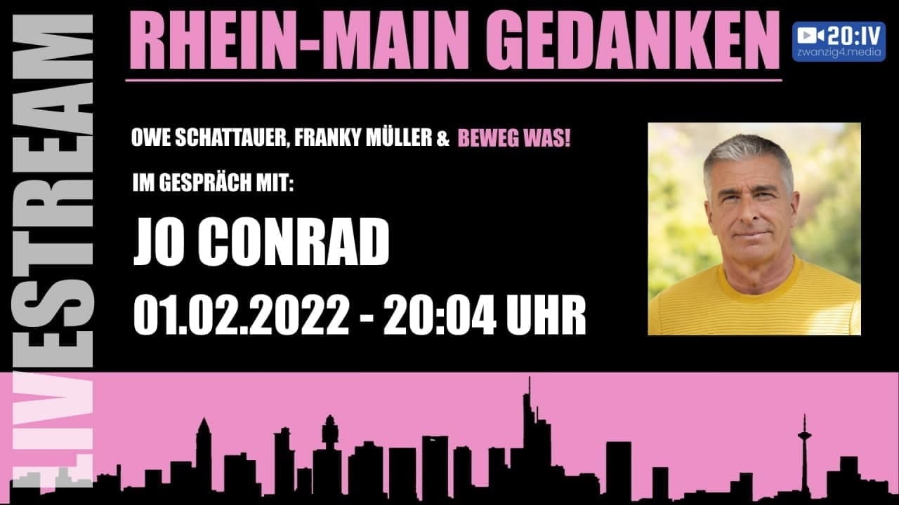 20:IV Live - Beweg Was! - Rhein Main Gedanken | Gast: Joe Conrad | 01.02.2022
