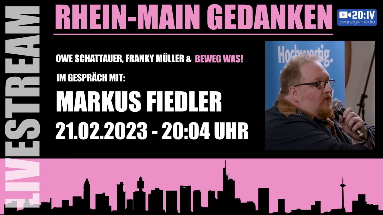 20:IV Beweg Was! Rhein Main Gedanken 113 mit Markus Fiedler | 21.02.2023