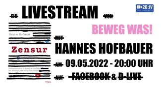 Beweg Was! Buchvorstellung: Zensur – Das neue Buch von Hannes Hofbauer | 09.05.2022