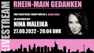 20:IV LIVE - BEWEG WAS! Die Rhein Main Gedanken | Mit Nina Maleika | 27.09.2022